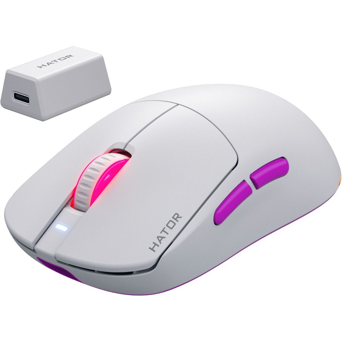Миша Hator Quasar 3 Ultra 8K Wireless White/Violet (HTM771) 