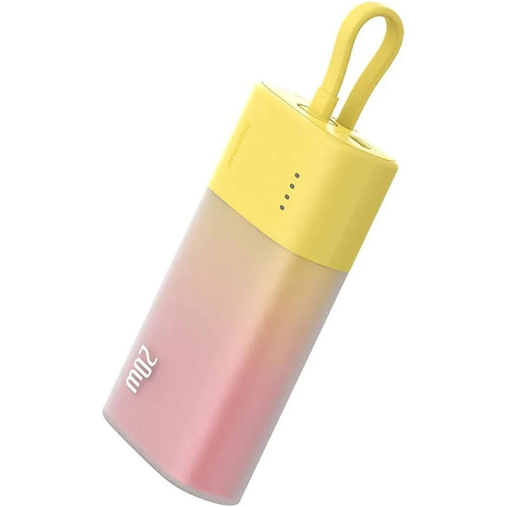 Зовнішній акумулятор Baseus Popsicle Lightning 5200mAh 20W Yellow (P10055600Y12-00)