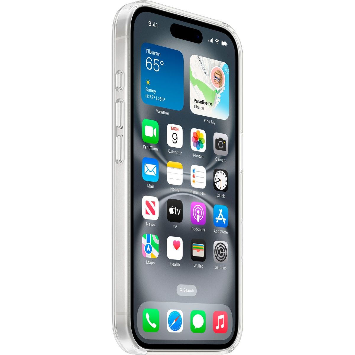 Чохол Clear Case with MagSafe для Apple iPhone 16 Transparent AAA