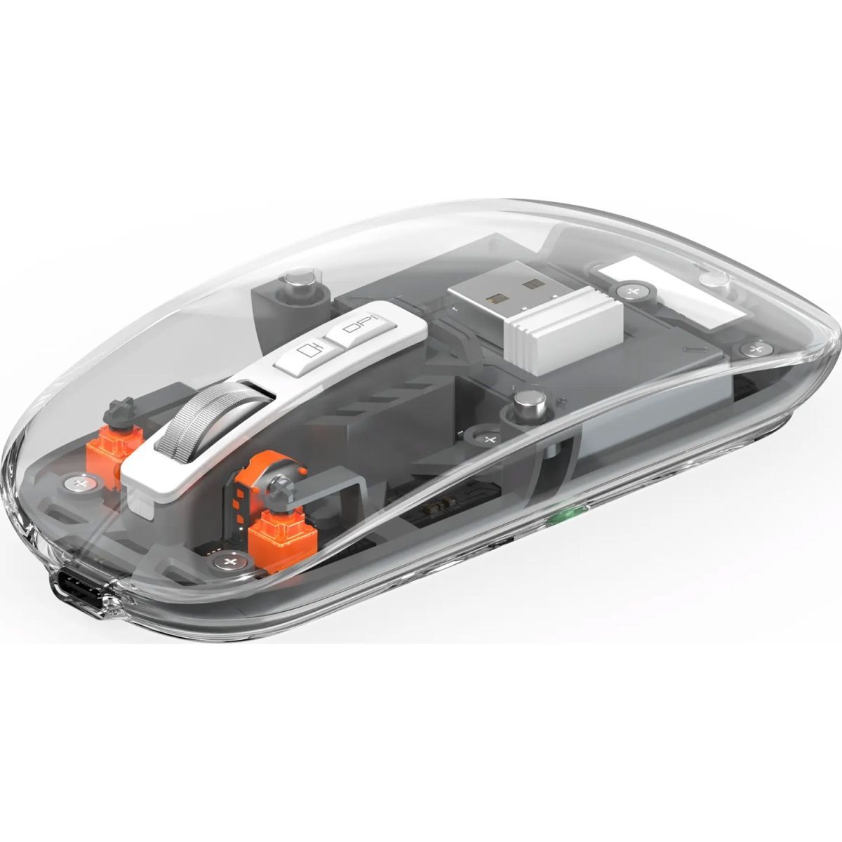 Миша WiWU WM105 Crystal Wireless Grey