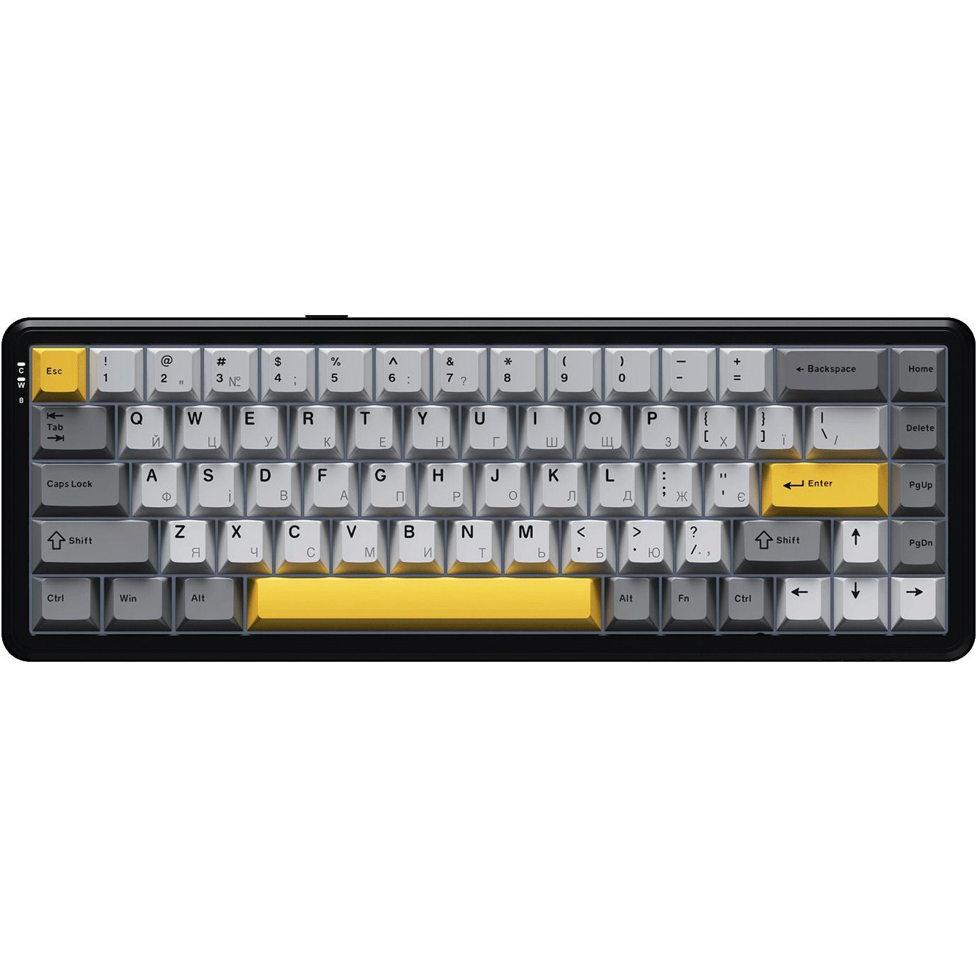 

Клавіатура Ajazz AK680 MAX Magnetic Switch Black/Gray/Yellow (AK680-M-BGY-A)