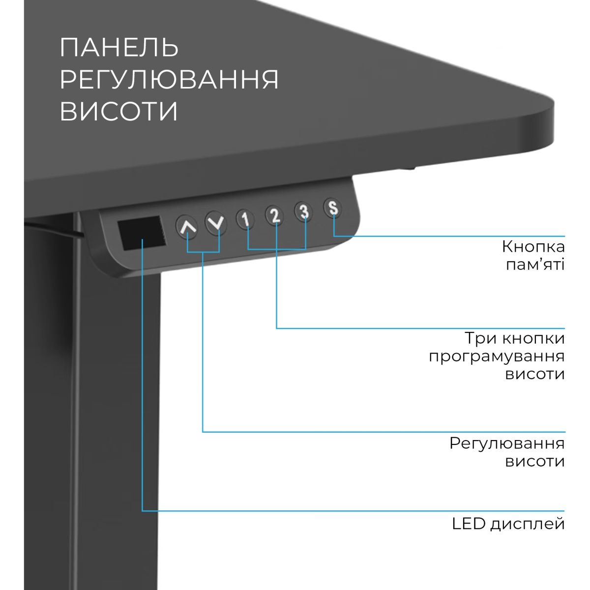 Комп`ютерний ігровий стіл OfficePro ODE1260B Black