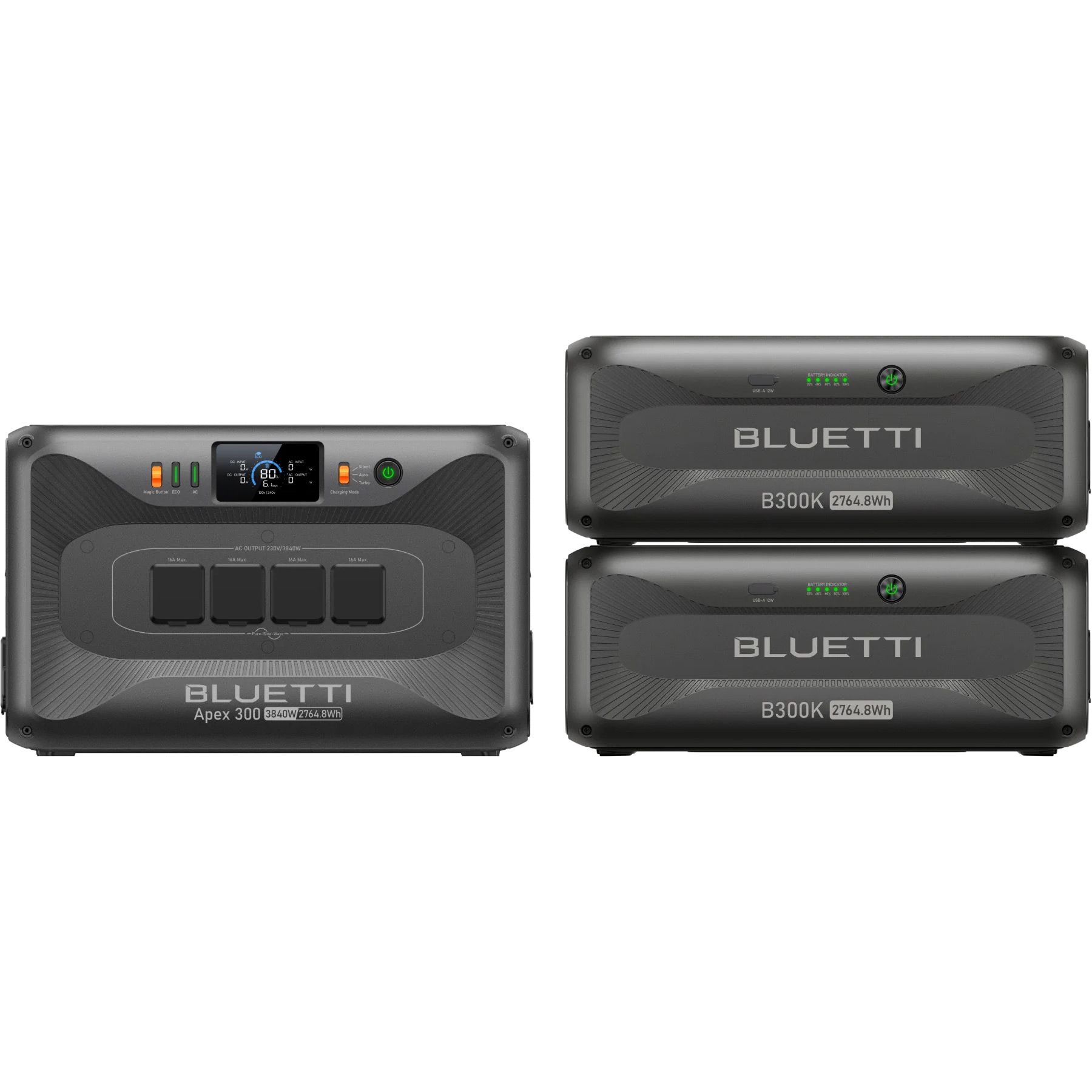 

Зарядна станція BLUETTI Apex 300 + 2xB300K