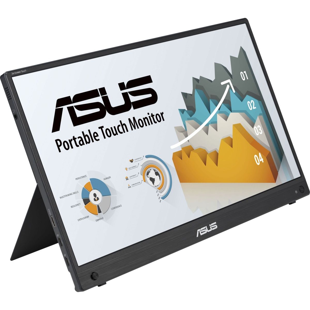 Портативний монітор Asus ZenScreen MB16AMTR (90LM04S0-B02170) UA