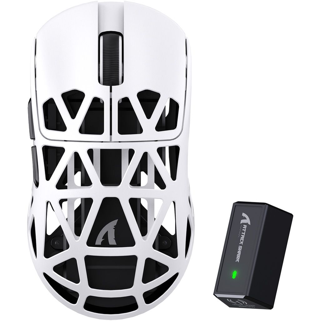 Мышь Attack Shark R2 Magnesium Alloy 8K White (AS-6972792470375-W/AS-6972792471549-W)