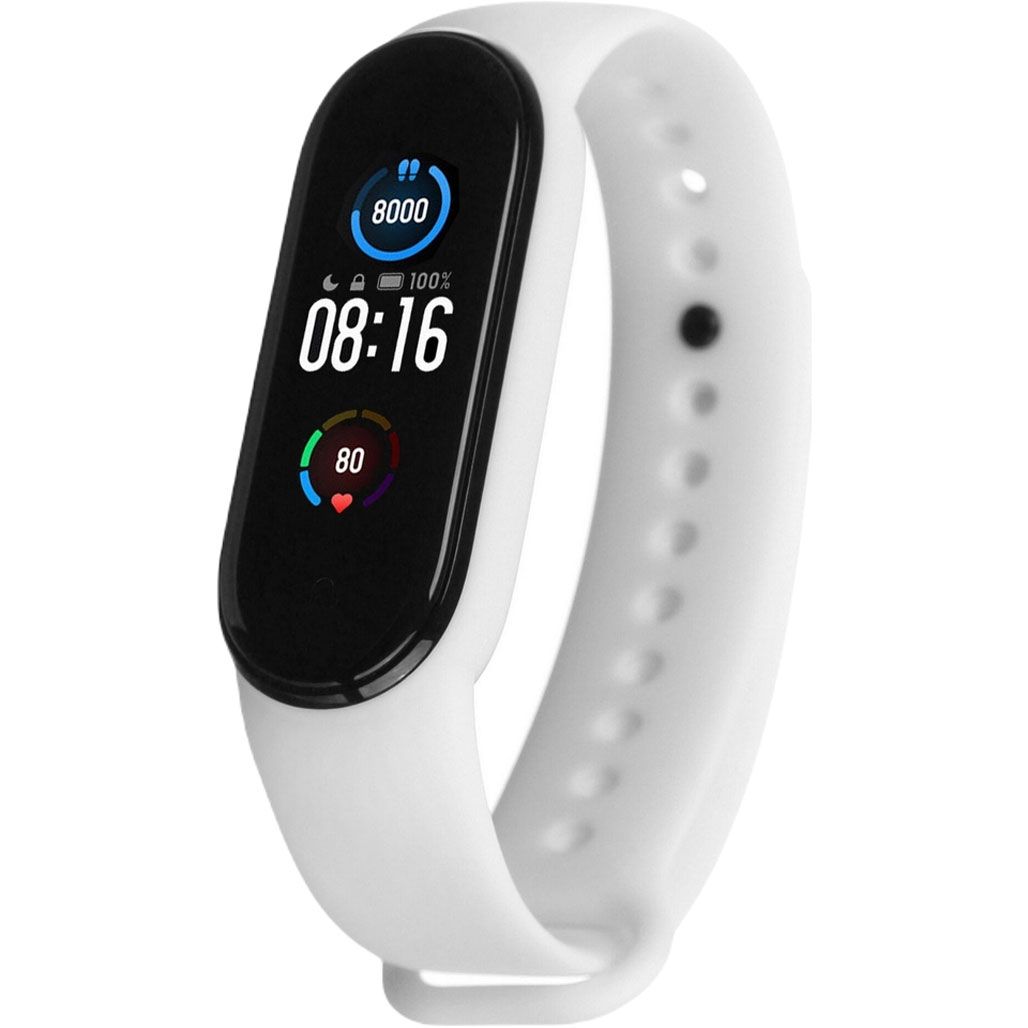 Ремешок ArmorStandart для Xiaomi Mi Band 7/6/5 New Style (White)