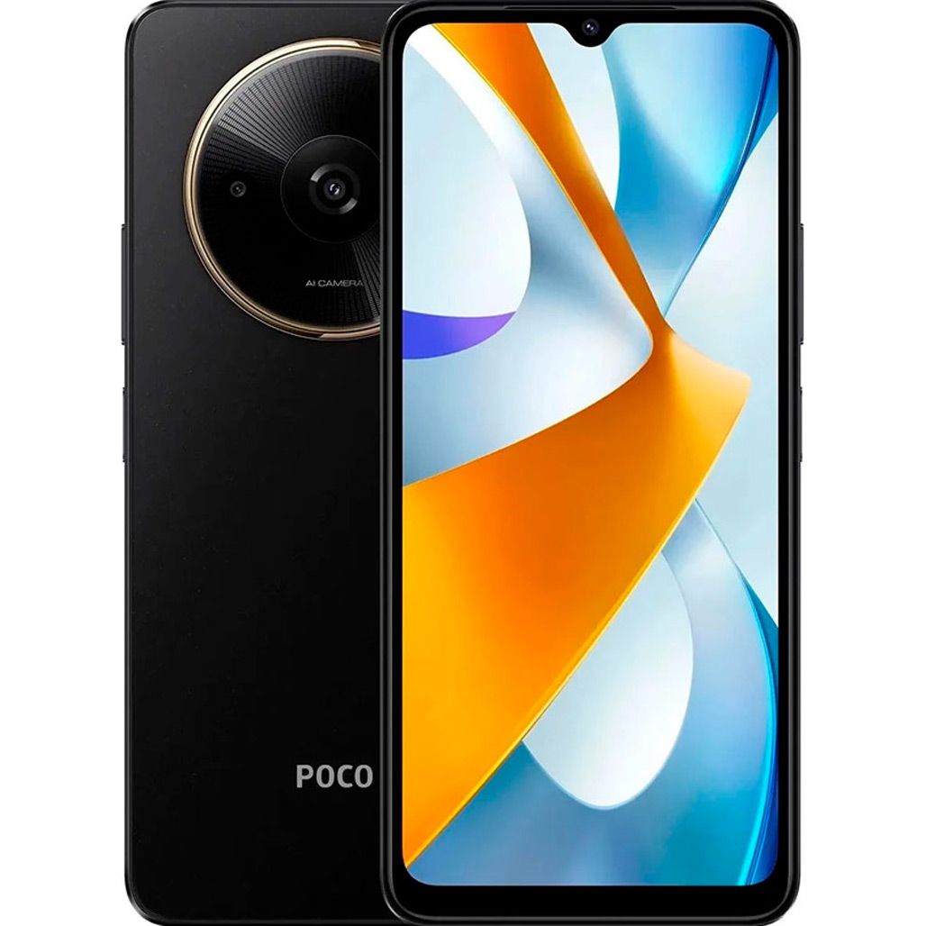 

Смартфон Poco C61 3/64GB Black Global EU