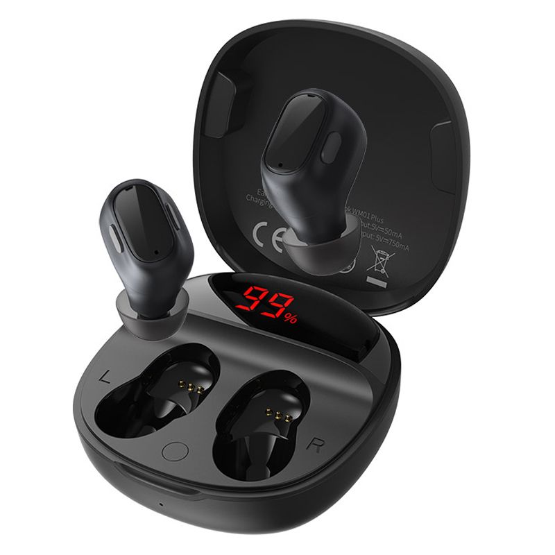

Наушники Baseus Encok True Wireless Earphones WM01 Plus Black (WM01-01) [52048]