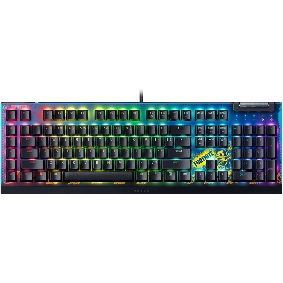 

Клавиатура Razer BlackWidow V4 X Yellow Switch Fortnite Edition (RZ03-04703600-R3M1)