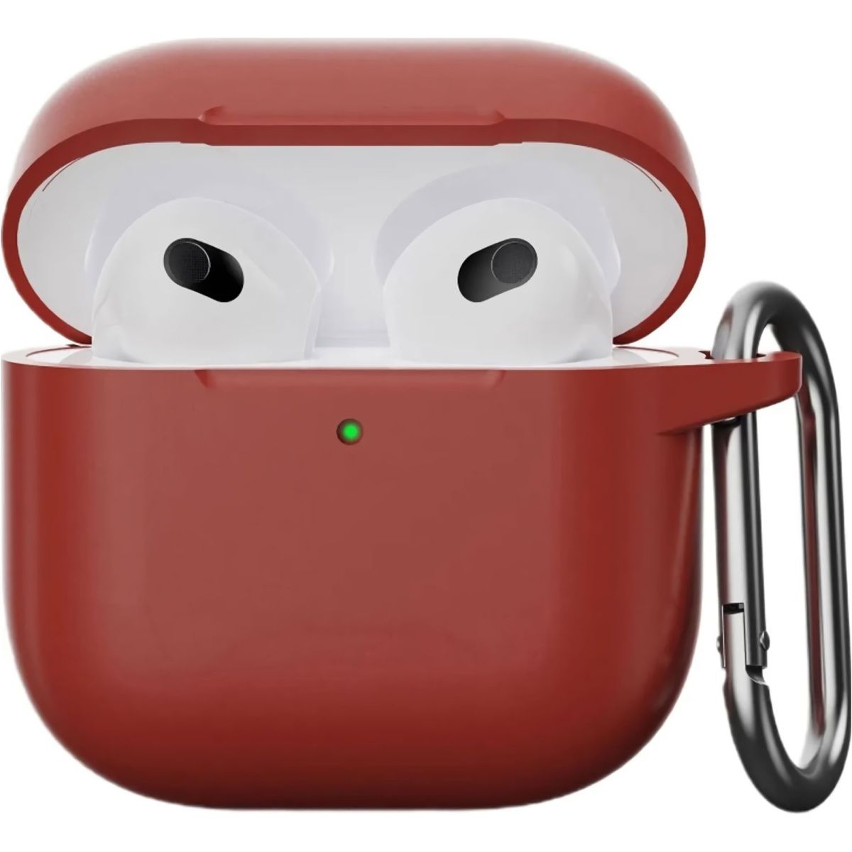 

Чехол Silicone Case для Apple AirPods 4 Marsala