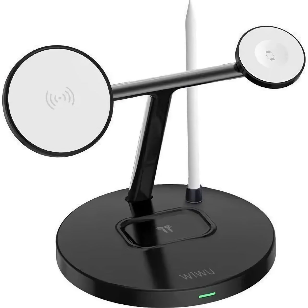 Бездротовий зарядний пристрій WiWU Wi-W032 4in1 15W Black