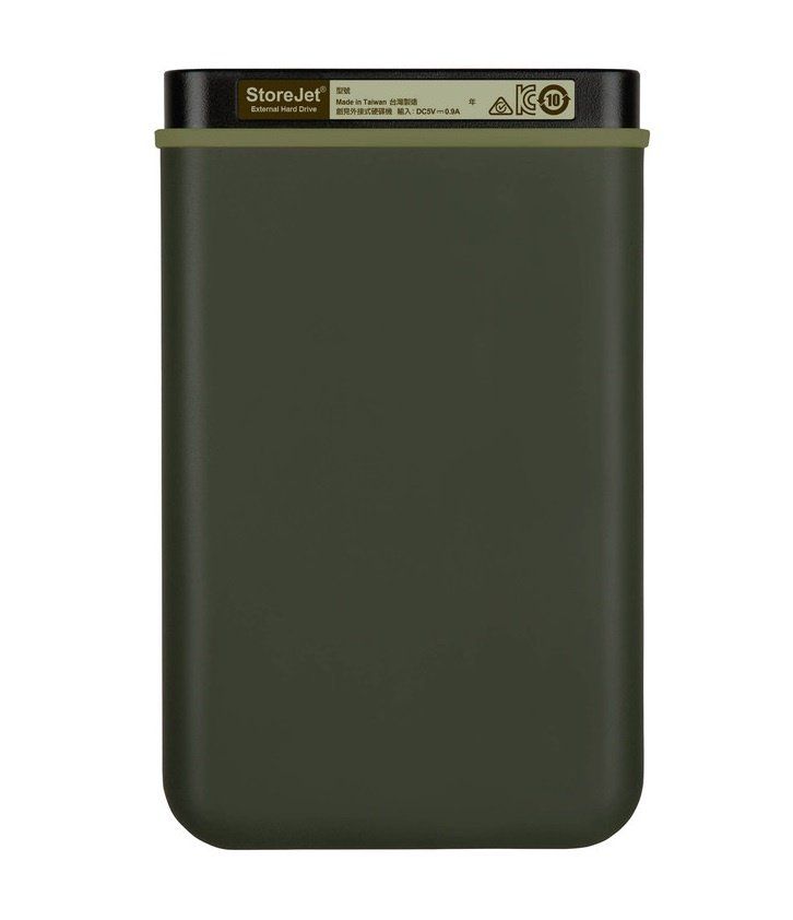 Внешний жесткий диск Transcend StoreJet 25M3G 2 TB Military Green (TS2TSJ25M3G) [48530] 