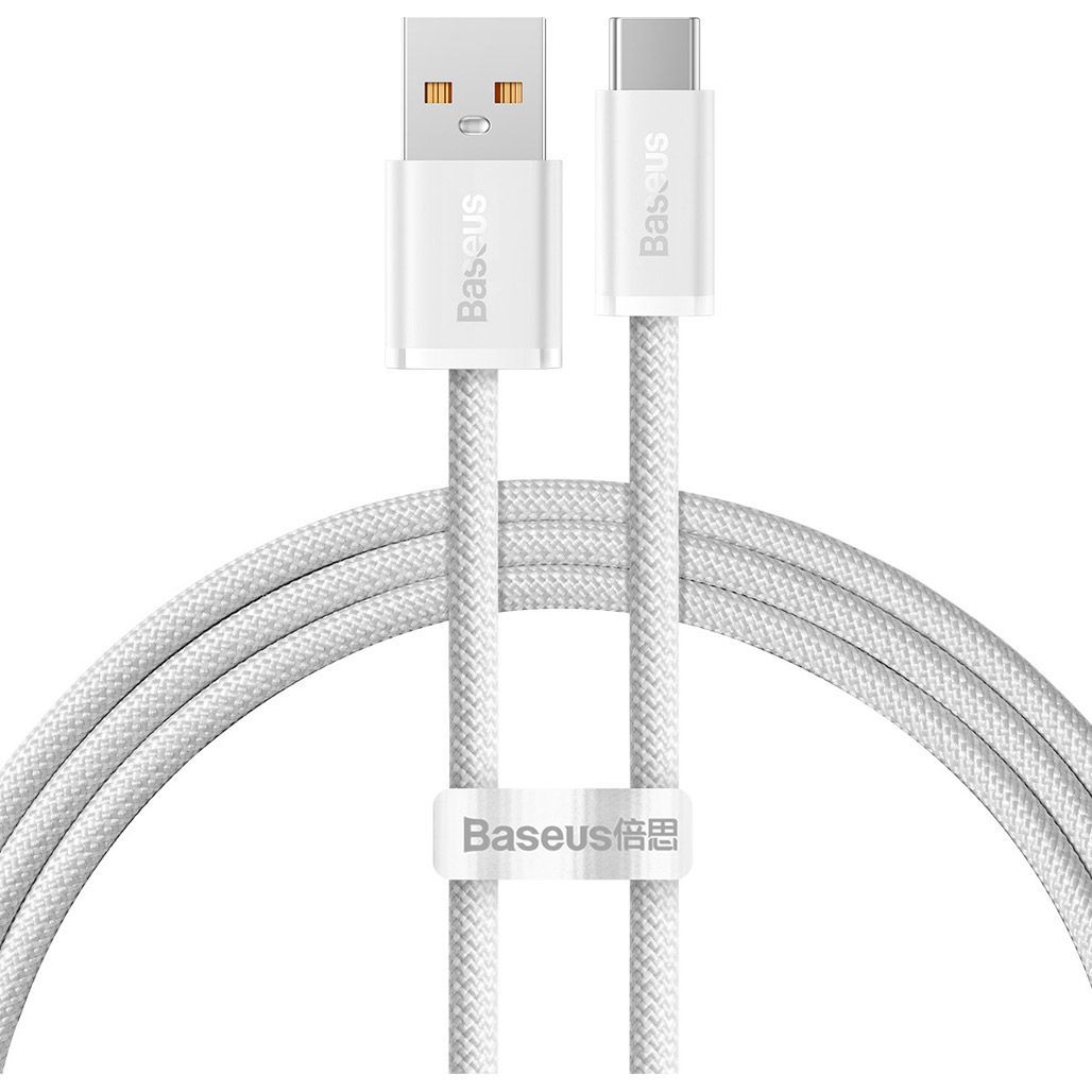 

Кабель Baseus Dynamic Series USB-A to USB-C 1m White (CALD000602)