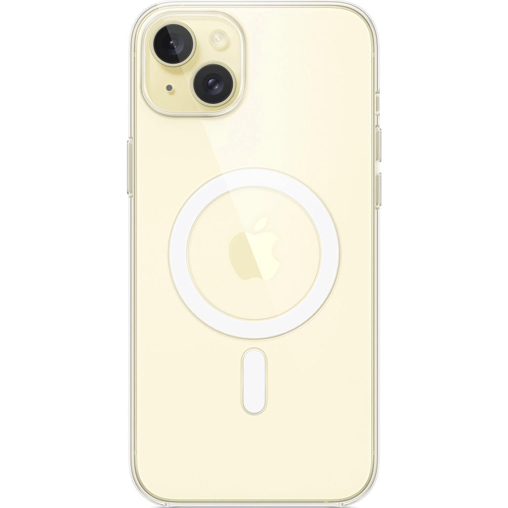 Чохол Apple Clear Case with MagSafe для iPhone 15 Plus Transparent AAA