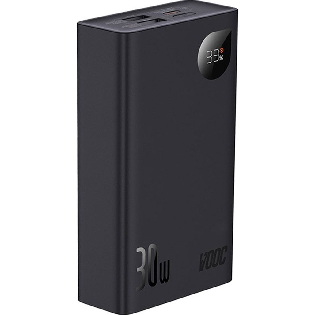 

Зовнішній акумулятор Baseus Adaman 2 Metal Digital Display 20000mAh 30W Black (PPAD050001)