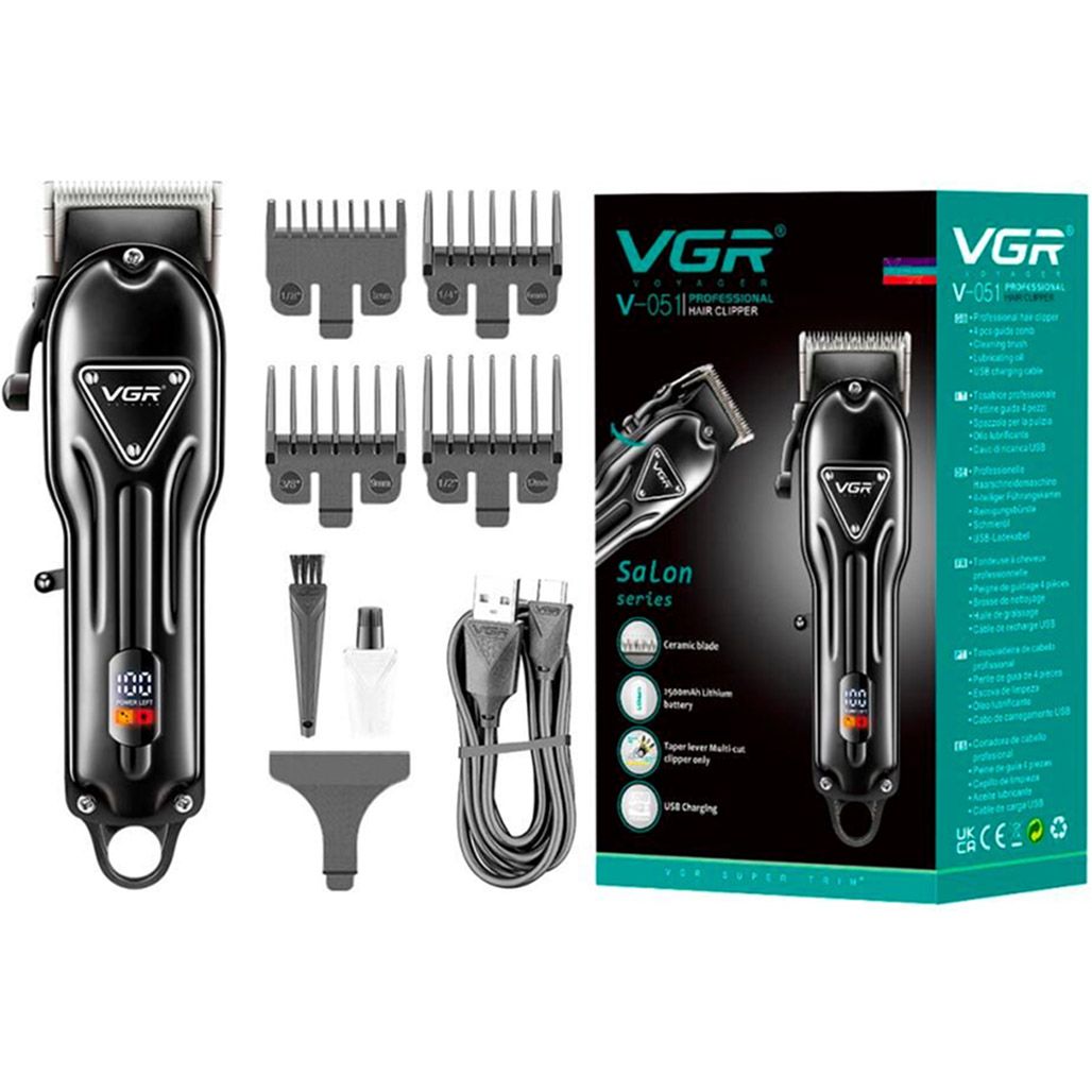 Машинка для стрижки VGR V-051 Black фото 2