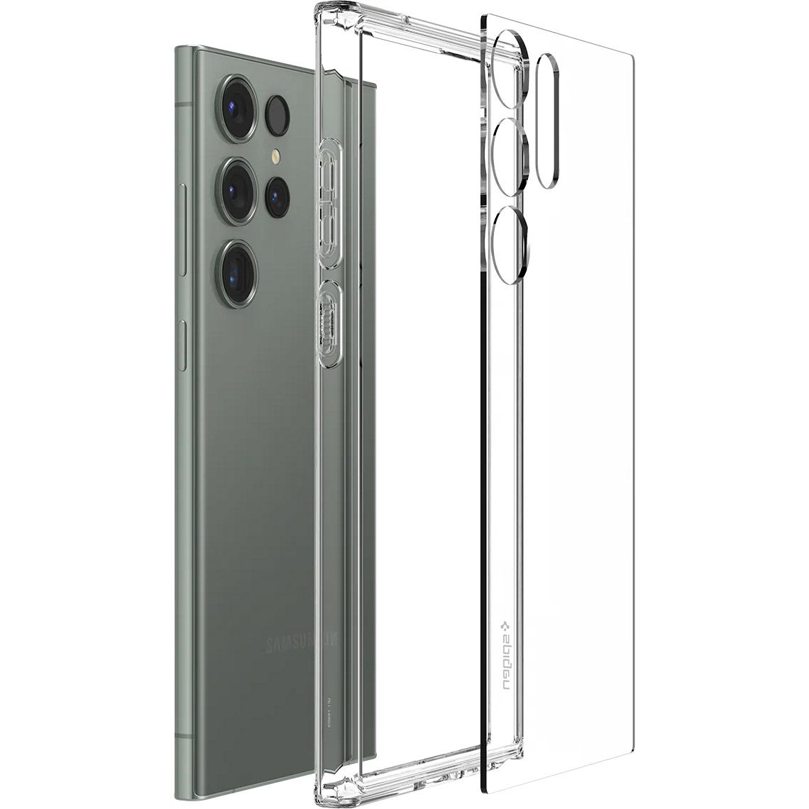 Чохол Spigen Ultra Hybrid для Samsung Galaxy S23 Ultra Crystal Clear (ACS05617)