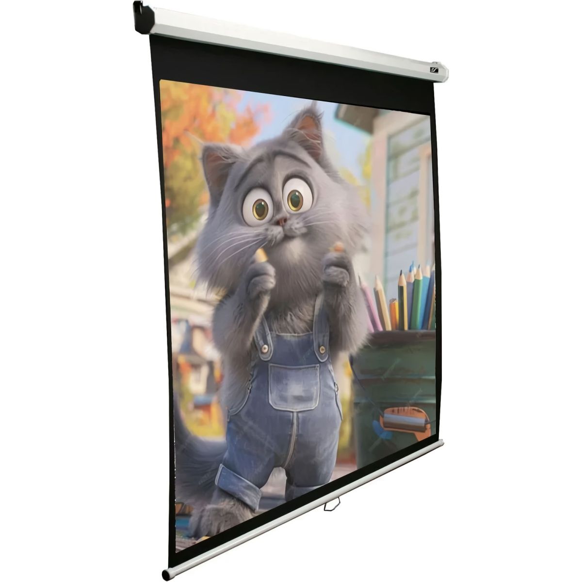 Проекційний екран Elite Screens Manual M100XWH 100