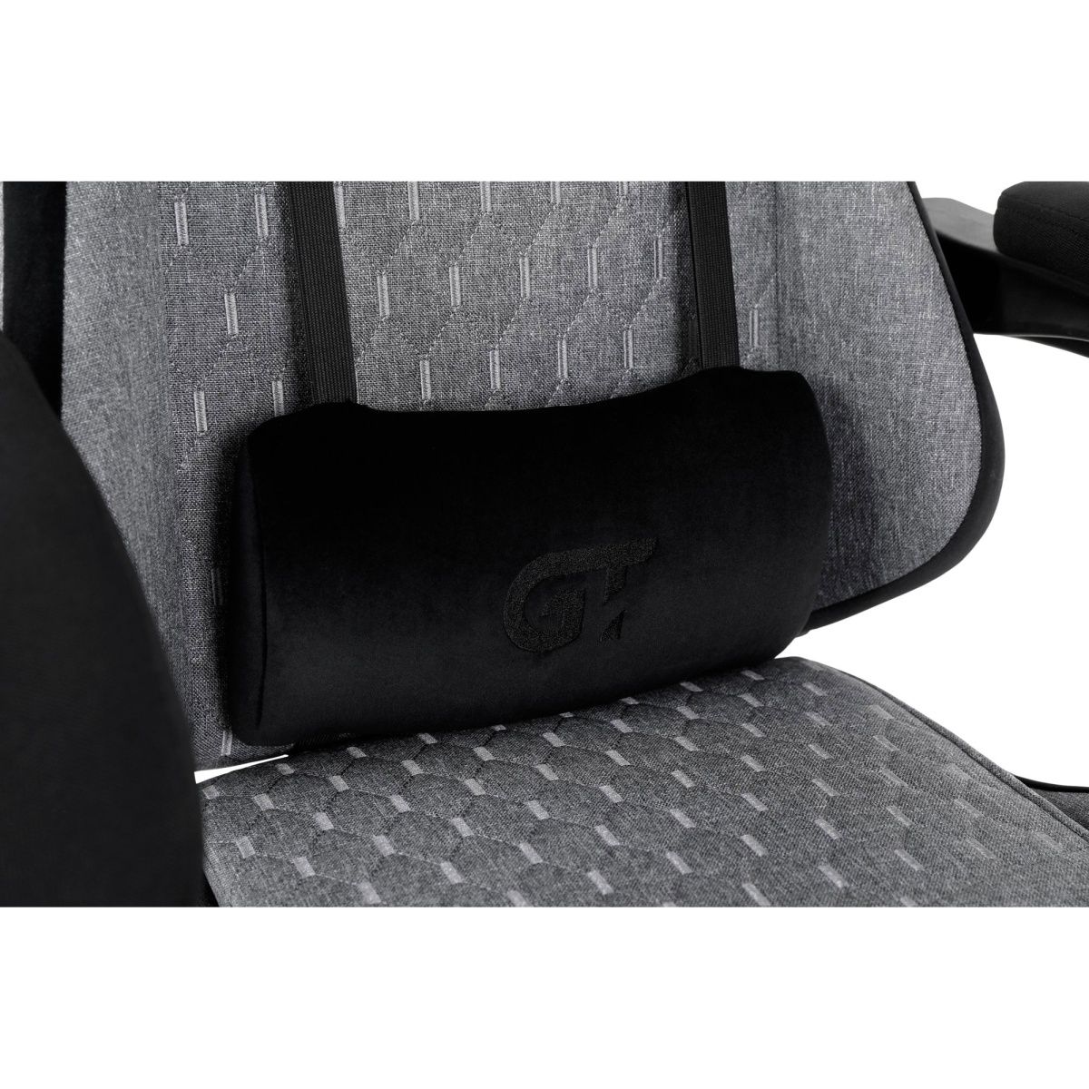 Геймерське крісло GT Racer X-2324 Fabric Gray/Black Suede