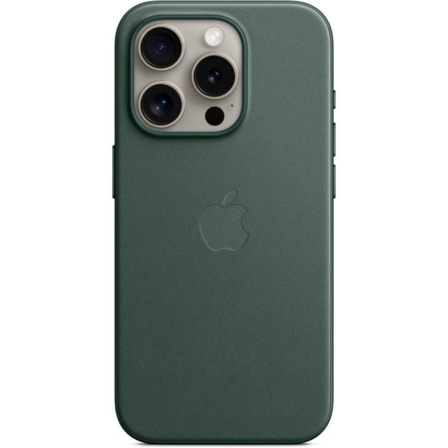 Чохол Apple FineWoven Case with MagSafe для iPhone 15 Pro Evergreen (MT4U3ZM/A)