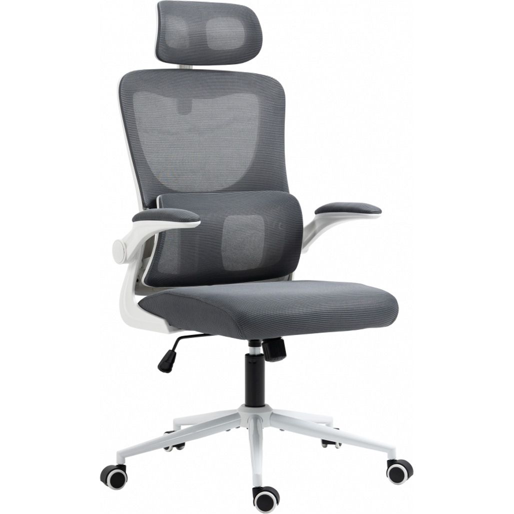Офісне крісло GT Racer X-5728 White/Gray 