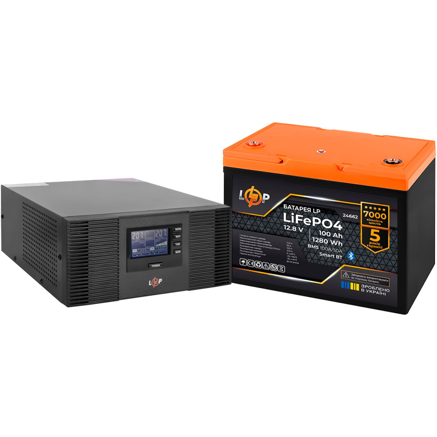 

Джерело безперебійного живлення (ДБЖ) LogicPower B1500 + АКБ LiFePO4 1280Wh (36810)