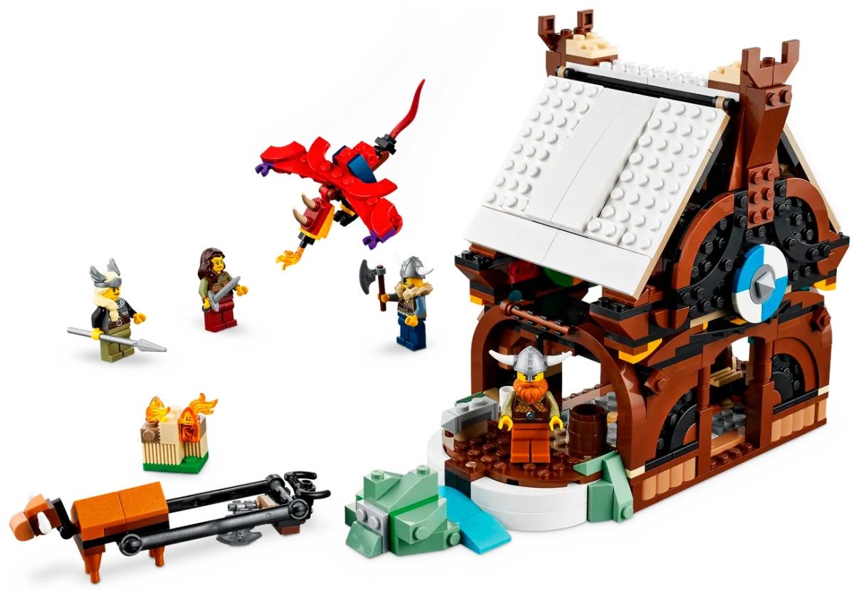 Конструктор LEGO Creator Корабель вікінгів і Мідгардський змій (31132)