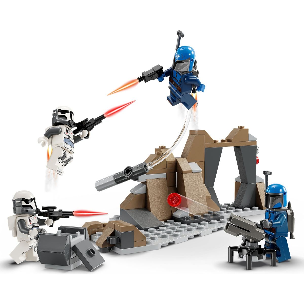 Конструктор LEGO Star Wars Бойовий комплект «Засідка на Мандалорі» (75373)