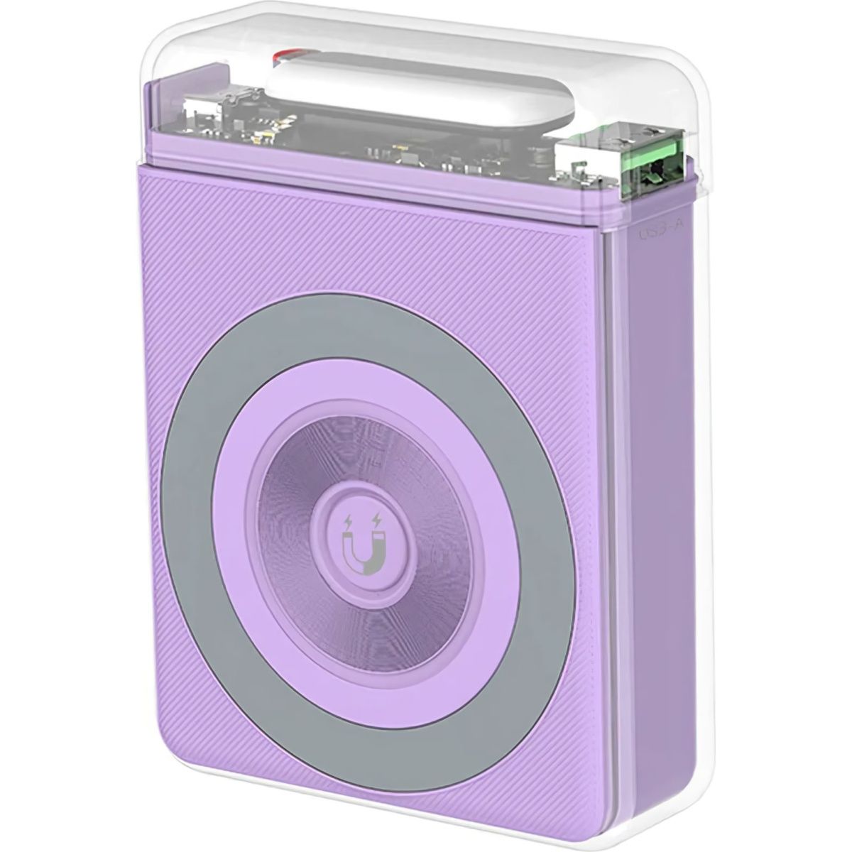 Зовнішній акумулятор XO PR226 10000mAh 15W Purple