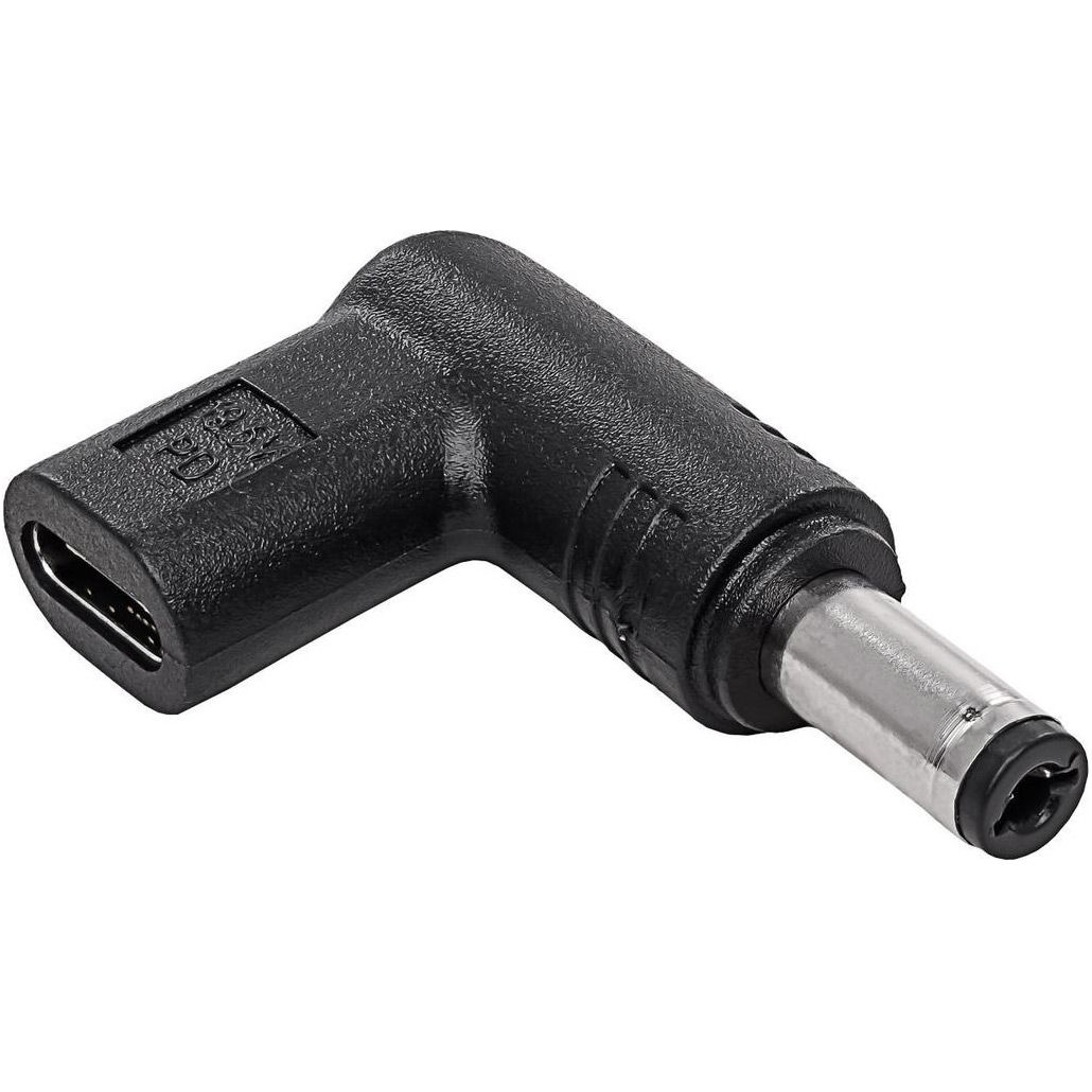 

Перехідник PRC USB-C to DC Adapter YX-05 PD19 5V 5.5x2.1мм Black