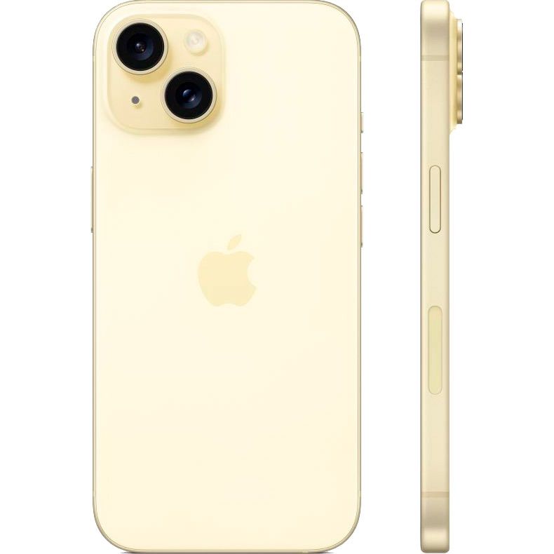 Смартфон Apple iPhone 15 128GB Yellow eSim (MTLX3)