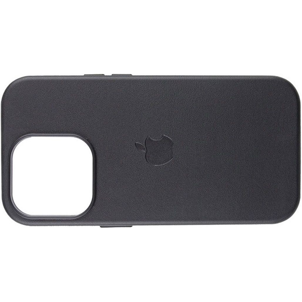 Чохол Leather Case with MagSafe для Apple iPhone 16 Pro Black AAA