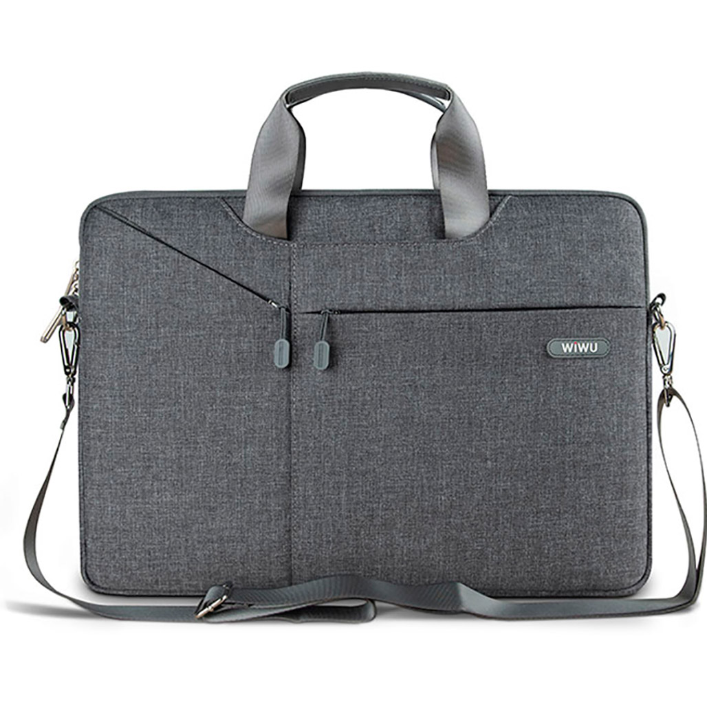 

Сумка для ноутбука WiWU City Commuter Bag 13.3" Gray (6973218931586)