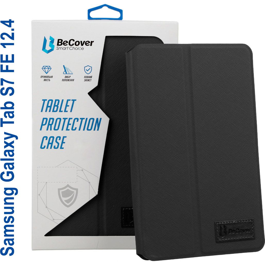 

Чехол-книжка BeCover Premium для Samsung Galaxy Tab S7 FE 12.4 SM-T735 Black (706711)