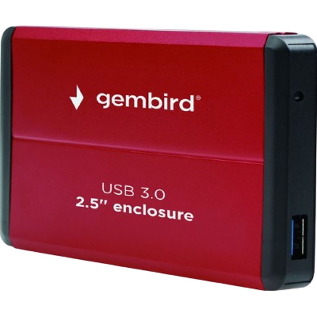 

Внешний карман Gembird 2.5` USB 3.0 Red (EE2-U3S-2-R)