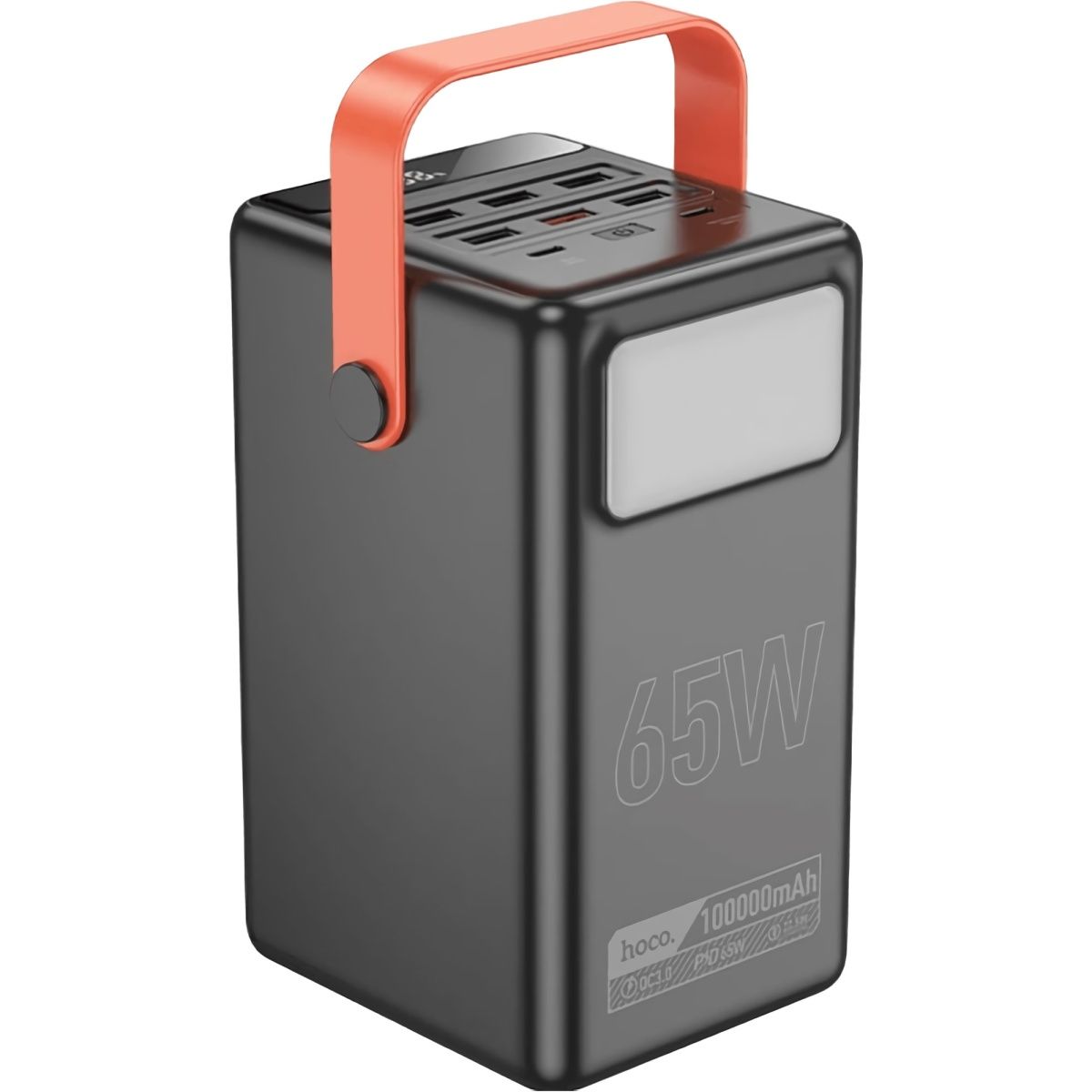 Внешний аккумулятор Hoco Centurion DB03 Max 100000mAh 65W Black