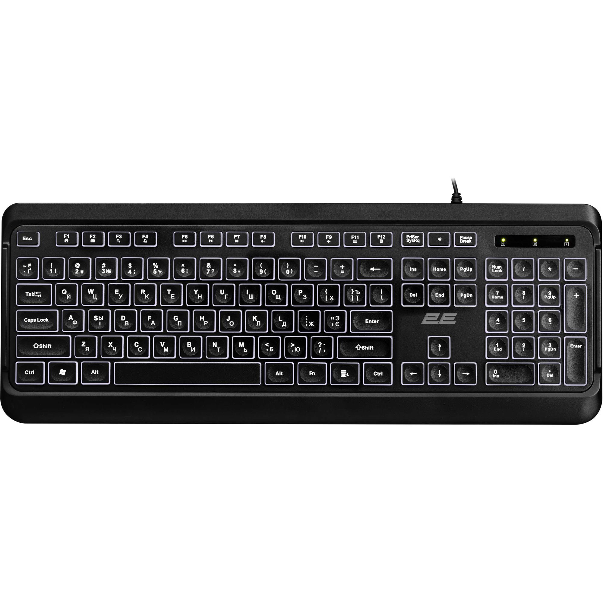 

Клавиатура 2E KS120 USB UA Black (2E-KS120UB_UA)