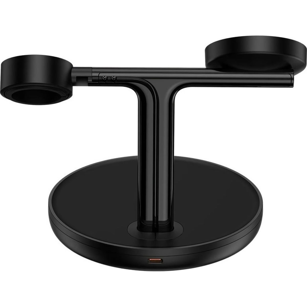 Бездротовий зарядний пристрій Baseus Swan 3in1 Wireless Magnetic Charging Bracket 20W Black (WXTE000101)
