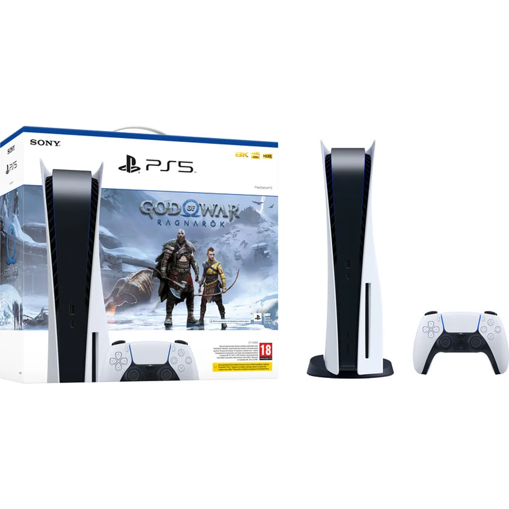 

Игровая консоль Sony PlayStation 5 Blu-ray Edition 825GB + God of War Ragnarok Bundle UA [82669]