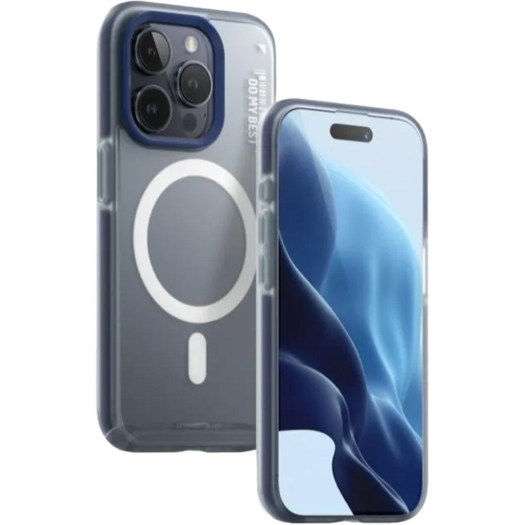 Чохол Blueo Dual Color Matte with MagSafe для Apple iPhone 15 Pro Max Dark Blue (B46-I15PMDBL)