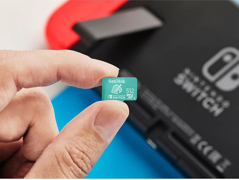 Карта пам`яті SanDisk microSDXC 512 GB A1 UHS-I Ultra for Nintendo Switch (SDSQXAO-512G-GNCZN)