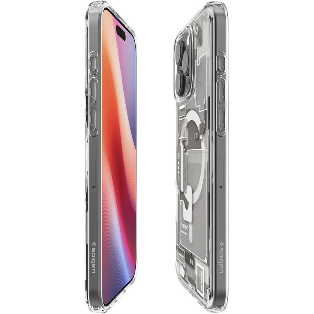 Чохол Spigen Ultra Hybrid with MagSafe для Apple iPhone 16 Pro Zero One Natural Titanium (ACS08137)