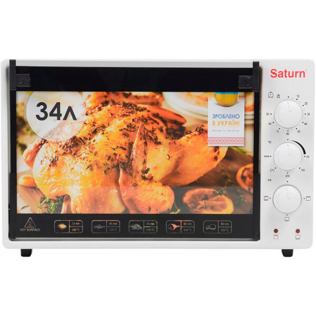 

Настільна електрична духовка Saturn ST-EC3401 White