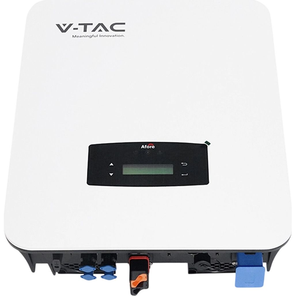 

Гібридний сонячний інвертор V-TAC Afore 6kW/48V (80-500MPPT,120A)
