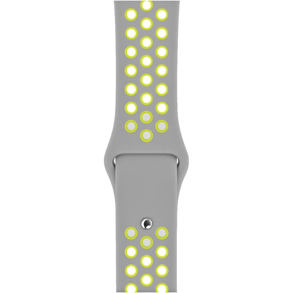 

Ремешок Sport Nike для Apple Watch 42/44/45/46/49mm Gray/Yellow