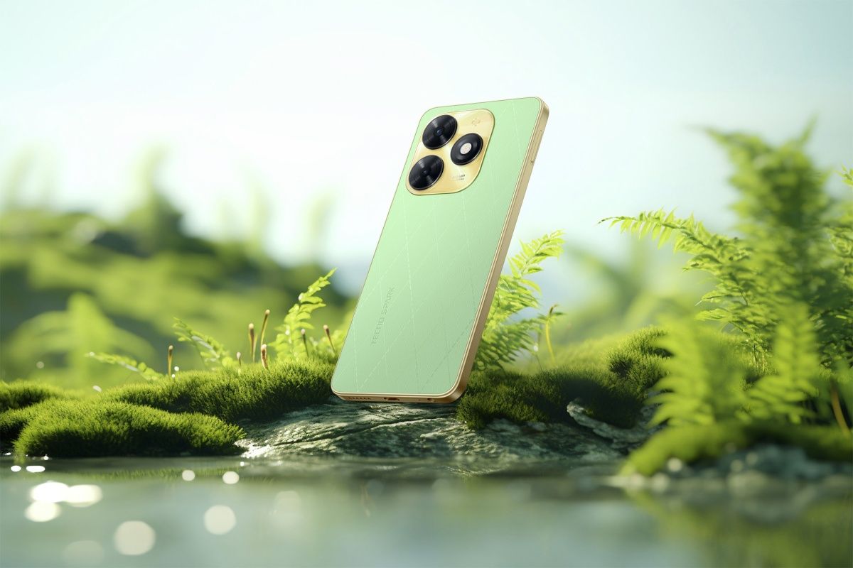 Смартфон Tecno Spark 20C (BG7n) 8/128GB Magic Skin Green (4894947011795)