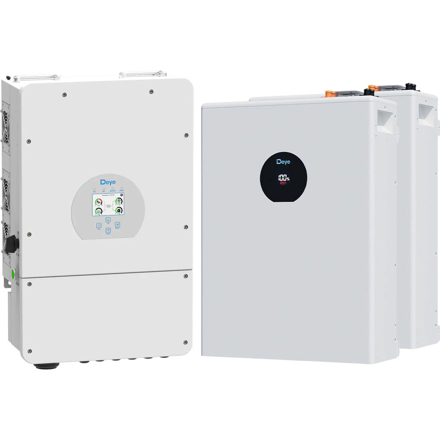 

Система хранения энергии Deye SUN-10K-SG02LP1-EU-AM3 10kW + 2 АКБ SE-F5 Pro-C 10.2kWh (51.2V/100Ah/5120Wh)