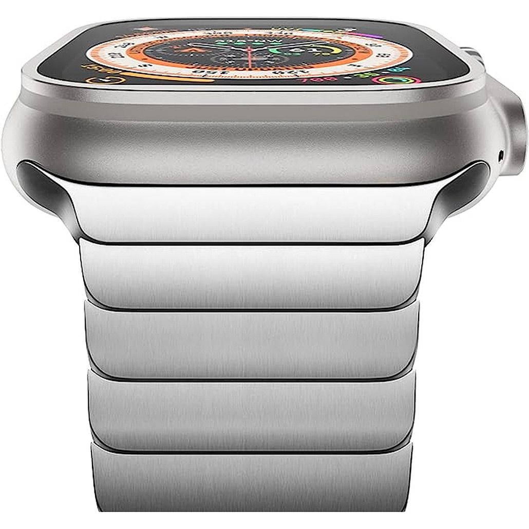 Ремінець DK Stainless Steel для Apple Watch 49/46/45/44/42mm Silver