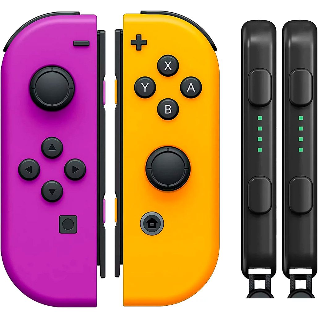 Геймпад Nintendo Joy-Con (L/R гемпад) Neon Purple/Neon Orange  [86914] 