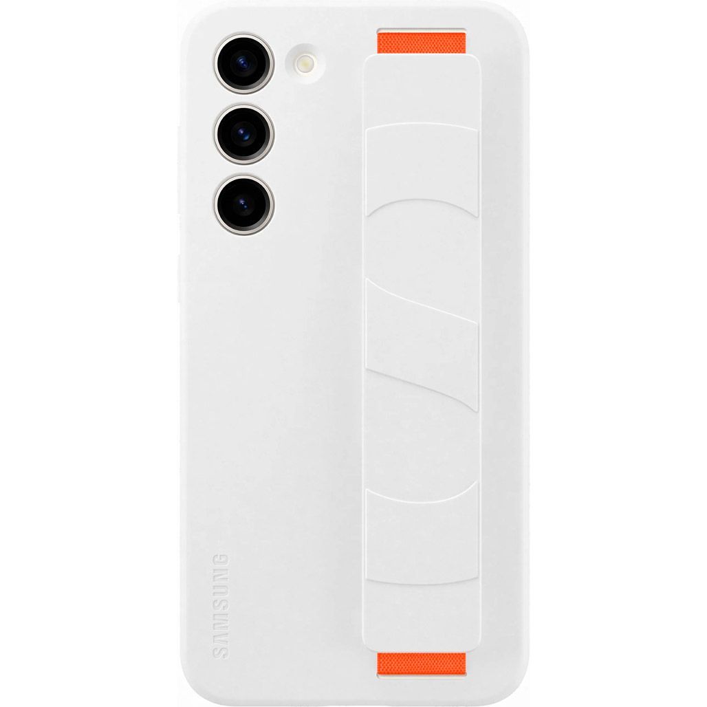 

Чехол Samsung Silicone Grip Case для Samsung Galaxy S23 Plus White (EF-GS916TWEGRU)